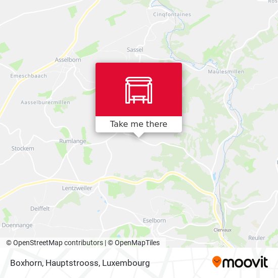 Boxhorn, Hauptstrooss map