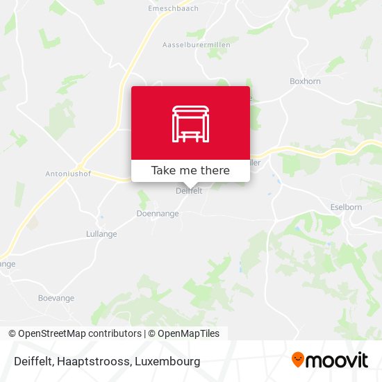 Deiffelt, Haaptstrooss map