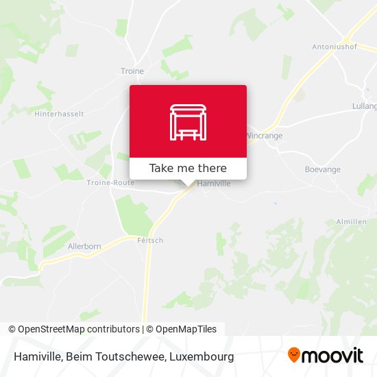 Hamiville, Beim Toutschewee map