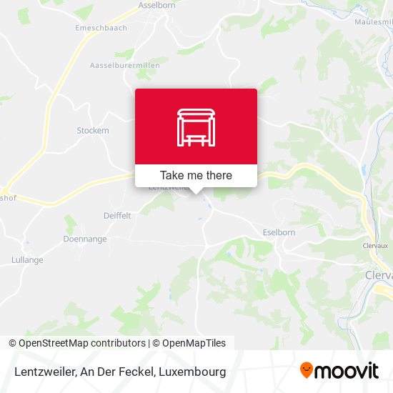 Lentzweiler, An Der Feckel map