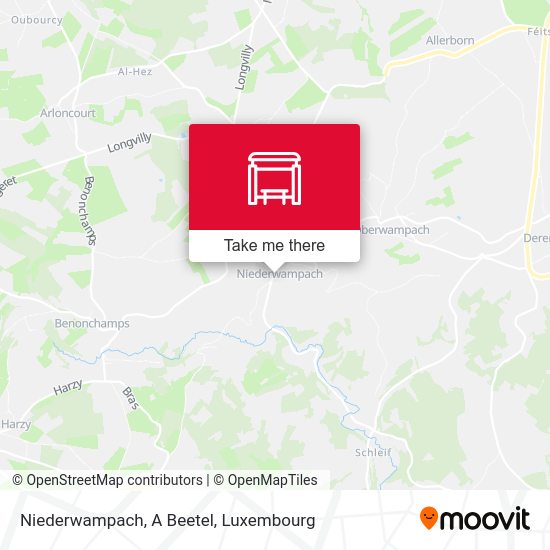Niederwampach, A Beetel map