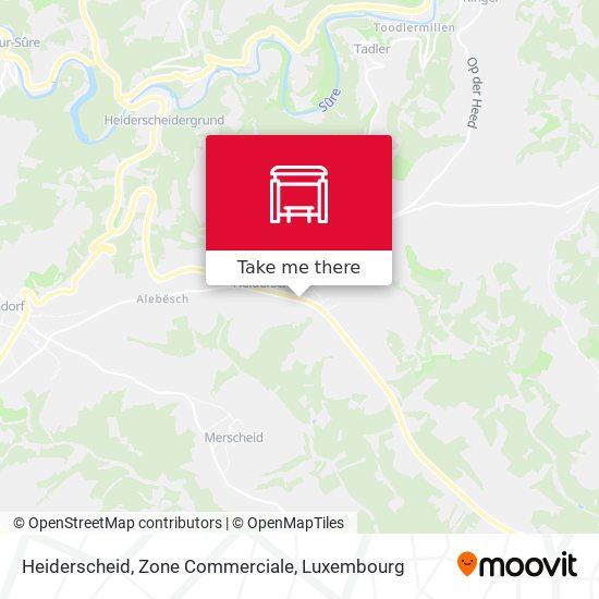 Heiderscheid, Zone Commerciale map