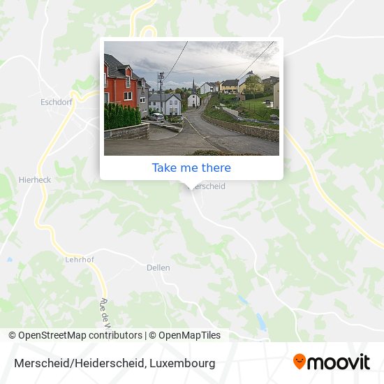 Merscheid/Heiderscheid map