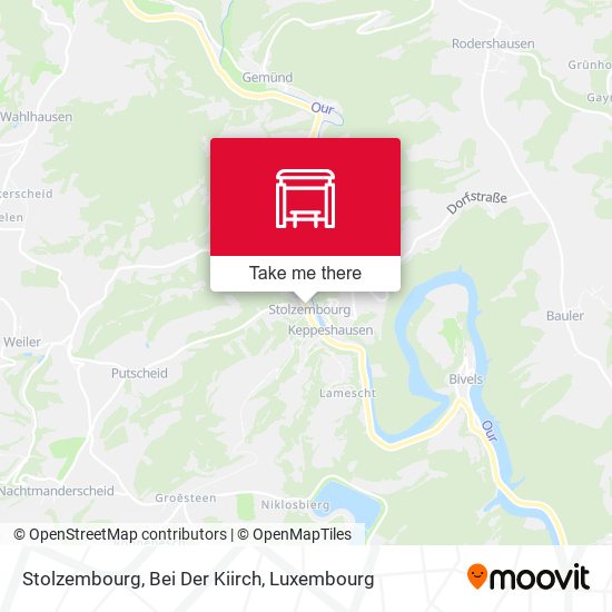 Stolzembourg, Bei Der Kiirch Karte