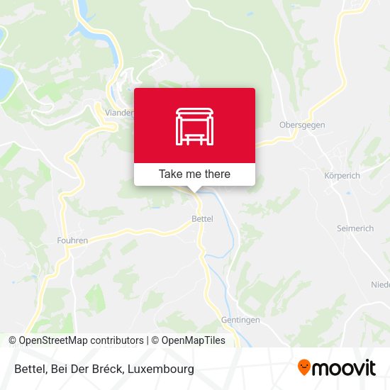 Bettel, Bei Der Bréck map