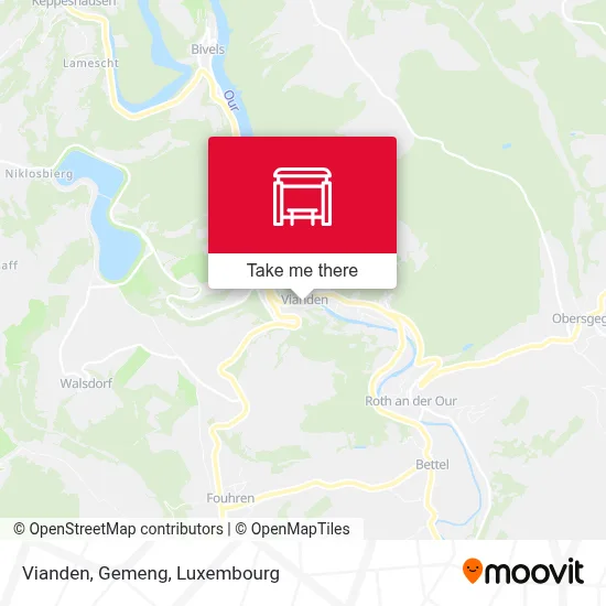 Vianden, Gemeng map