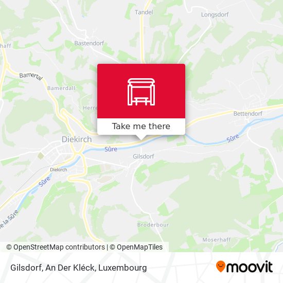 Gilsdorf, An Der Kléck map