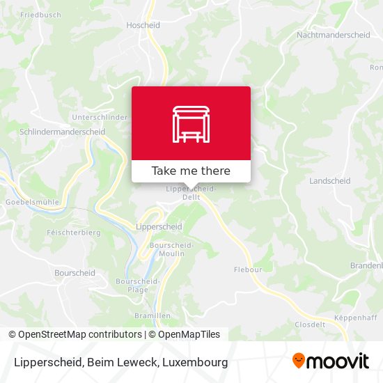 Lipperscheid, Beim Leweck map