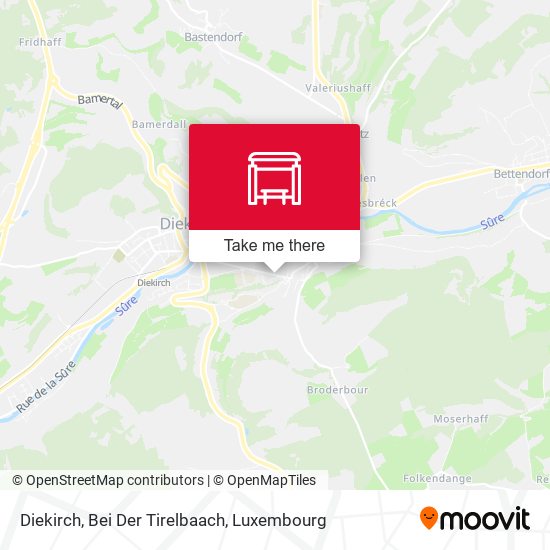 Diekirch, Bei Der Tirelbaach map