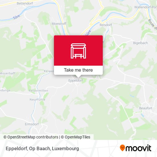 Eppeldorf, Op Baach map