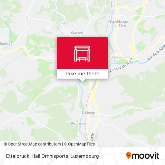 Ettelbruck, Hall Omnisports map
