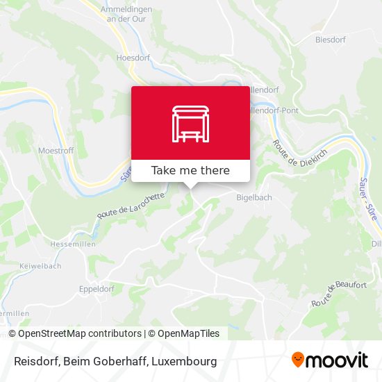 Reisdorf, Beim Goberhaff map