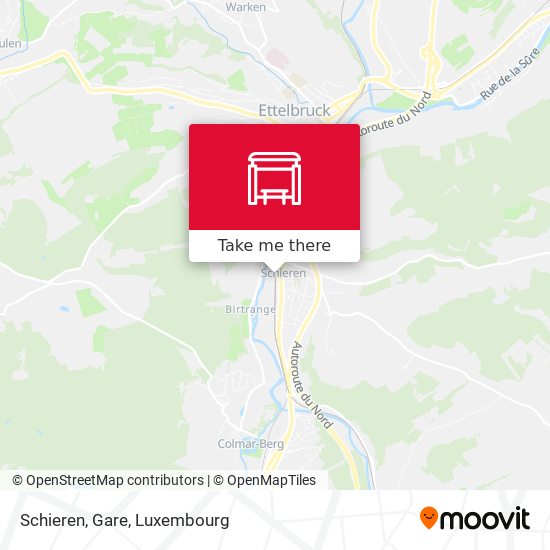 Schieren, Gare map