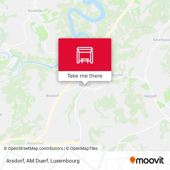 Arsdorf, AM Duerf map