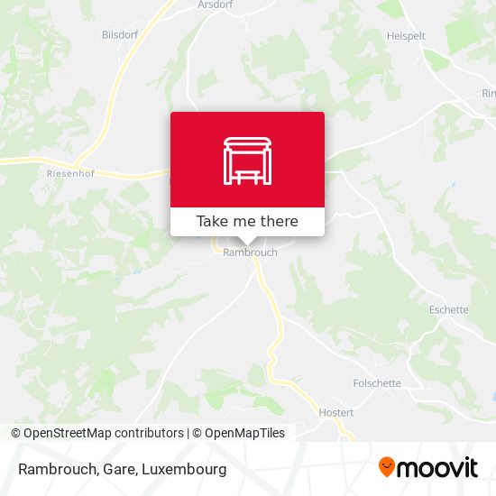 Rambrouch, Gare map