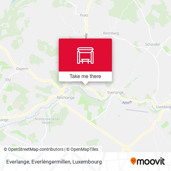 Everlange, Everléngermillen Karte