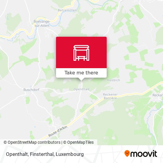 Openthalt, Finsterthal map