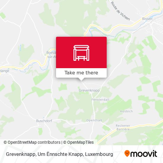 Grevenknapp, Um Ënnschte Knapp Karte