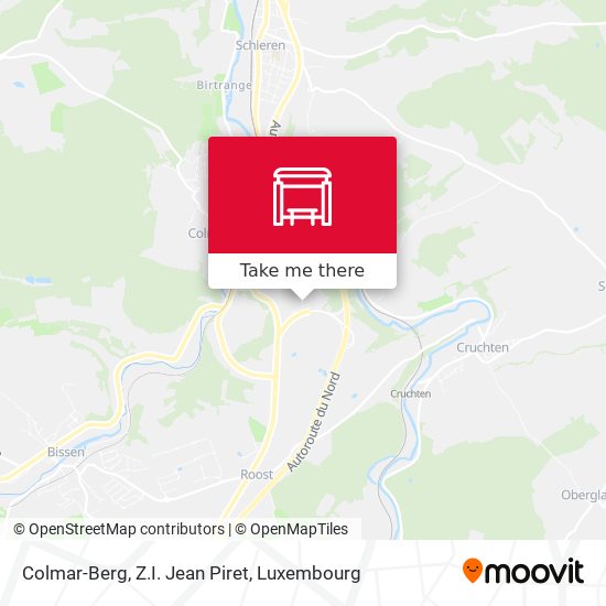 Colmar-Berg, Z.I. Jean Piret map