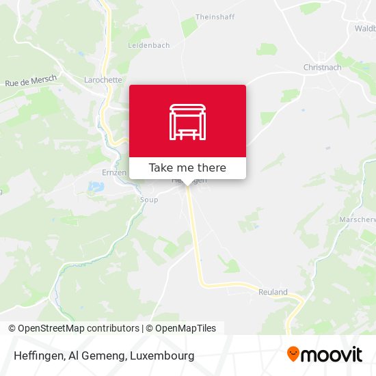 Heffingen, Al Gemeng Karte