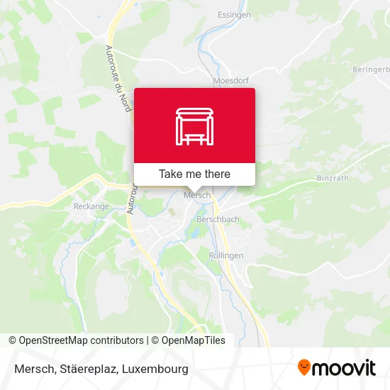 Mersch, Stäereplaz map