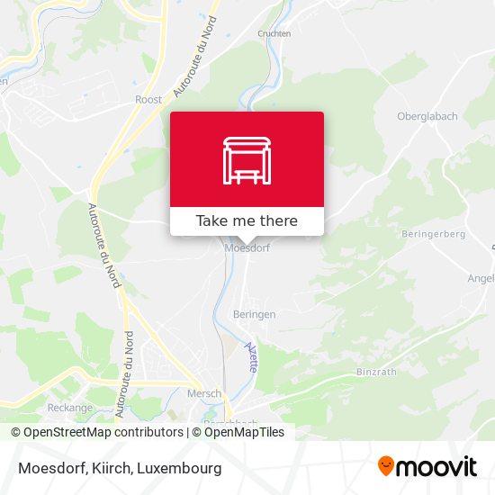 Moesdorf, Kiirch Karte