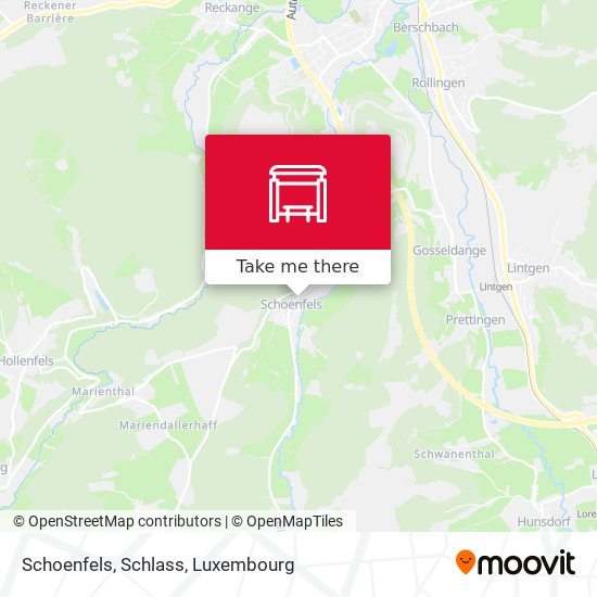 Schoenfels, Schlass map