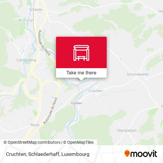 Cruchten, Schlaederhaff map