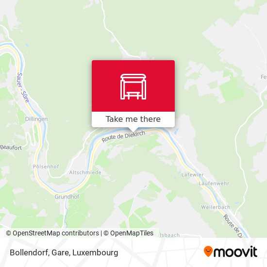 Bollendorf, Gare map