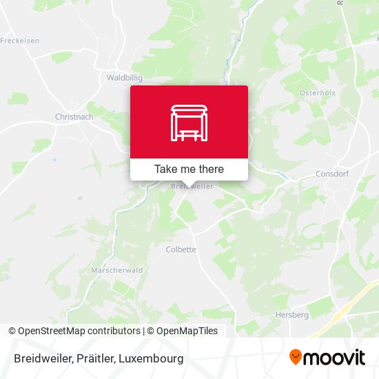 Breidweiler, Präitler map