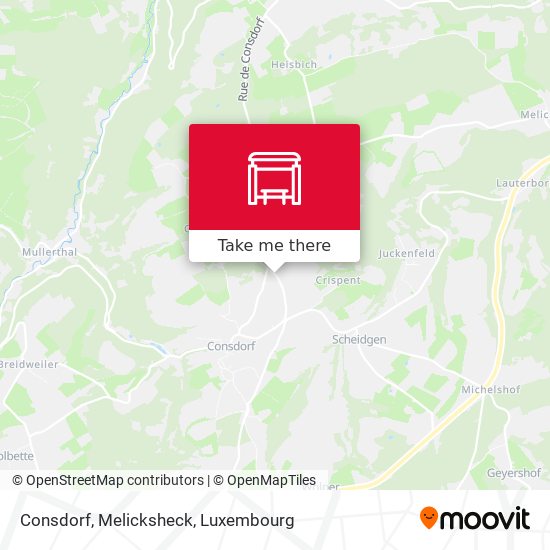 Consdorf, Melicksheck map