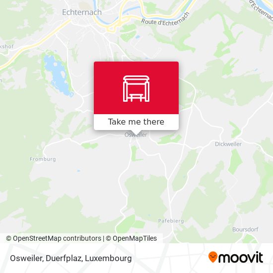 Osweiler, Duerfplaz map