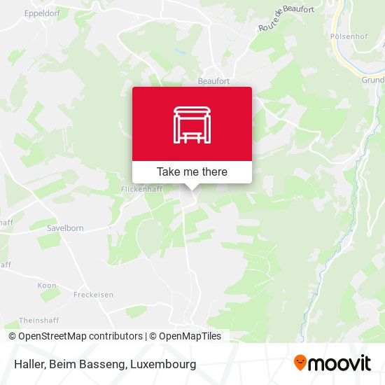 Haller, Beim Basseng map