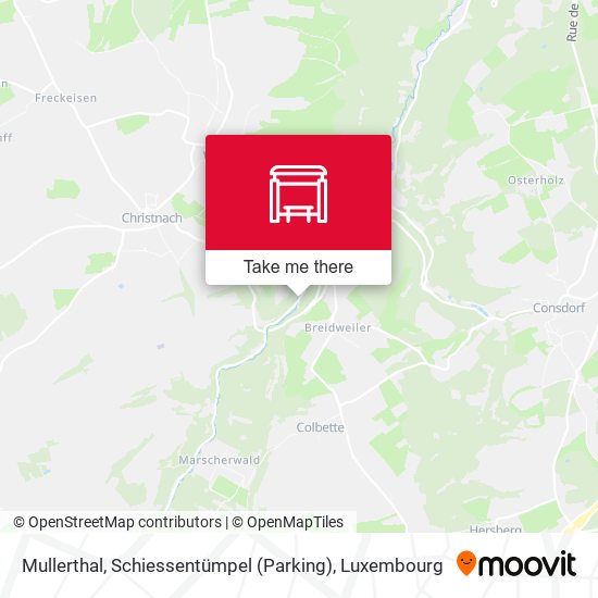Mullerthal, Schiessentümpel (Parking) Karte