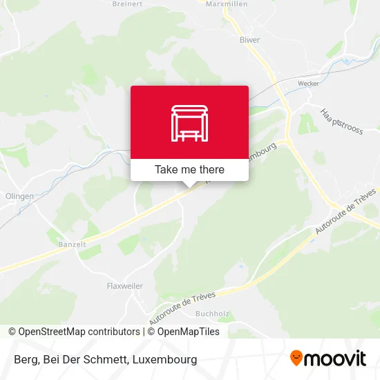 Berg, Bei Der Schmett map