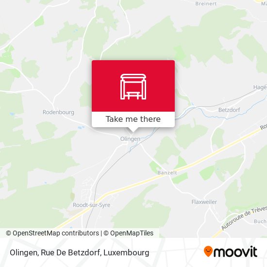 Olingen, Rue De Betzdorf map