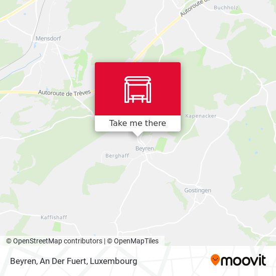 Beyren, An Der Fuert map