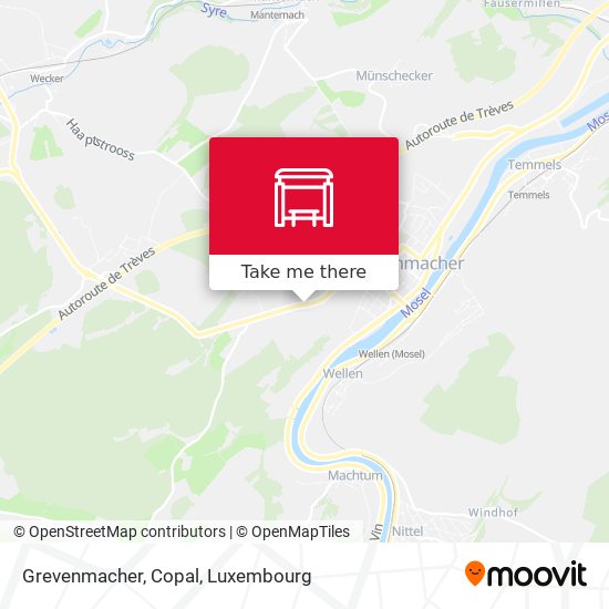 Grevenmacher, Copal Karte