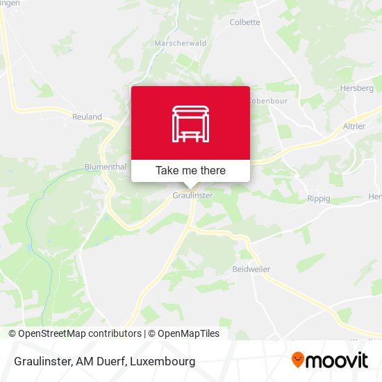 Graulinster, AM Duerf map