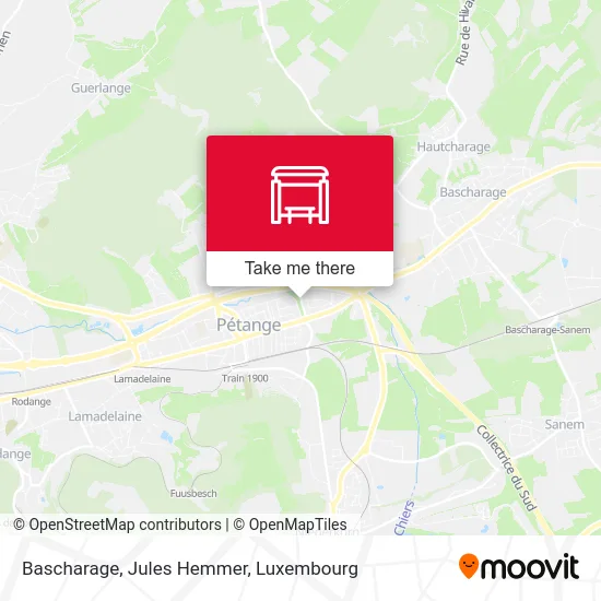 Bascharage, Jules Hemmer map