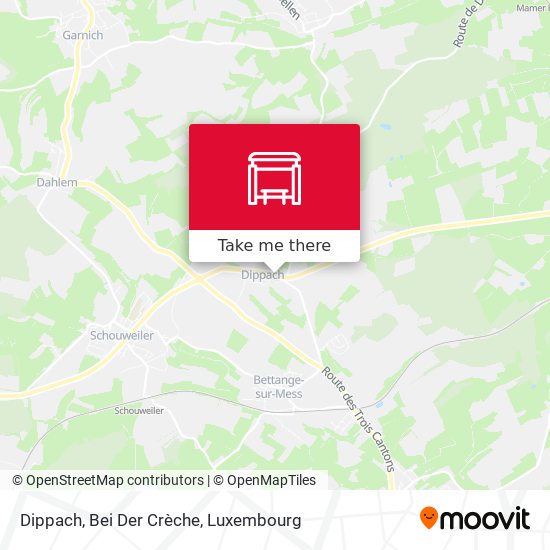 Dippach, Bei Der Crèche map