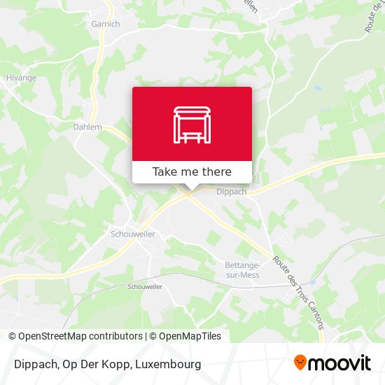 Dippach, Op Der Kopp map
