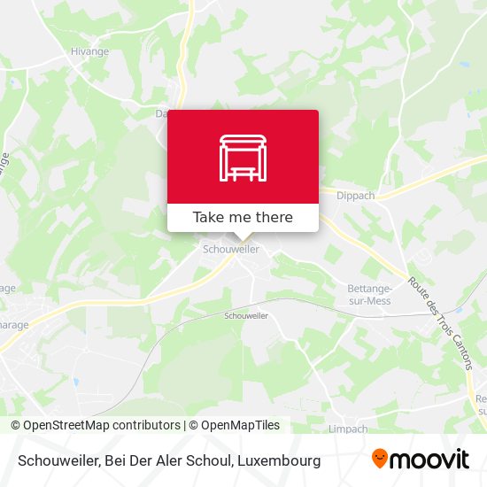 Schouweiler, Bei Der Aler Schoul map