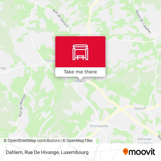 Dahlem, Rue De Hivange map