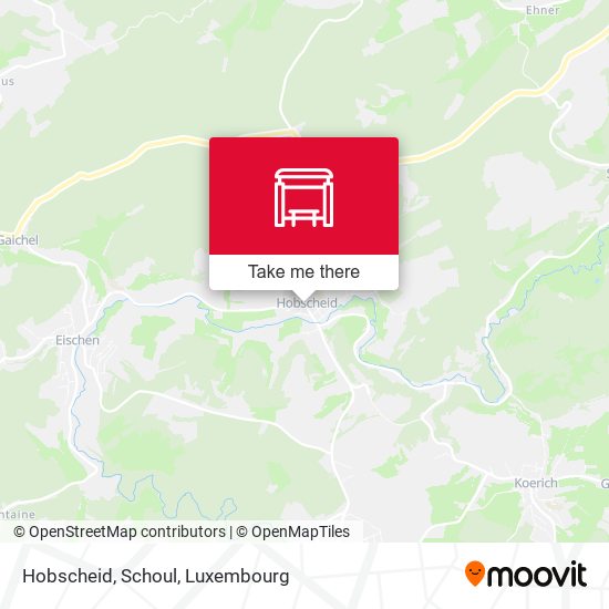 Hobscheid, Schoul Karte