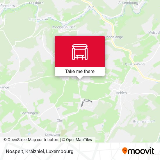 Nospelt, Kräizhiel map