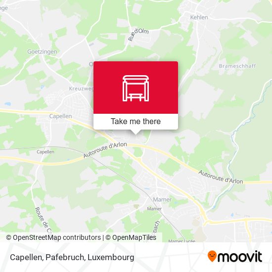 Capellen, Pafebruch map