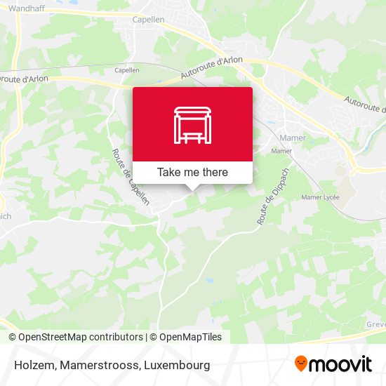 Holzem, Mamerstrooss map