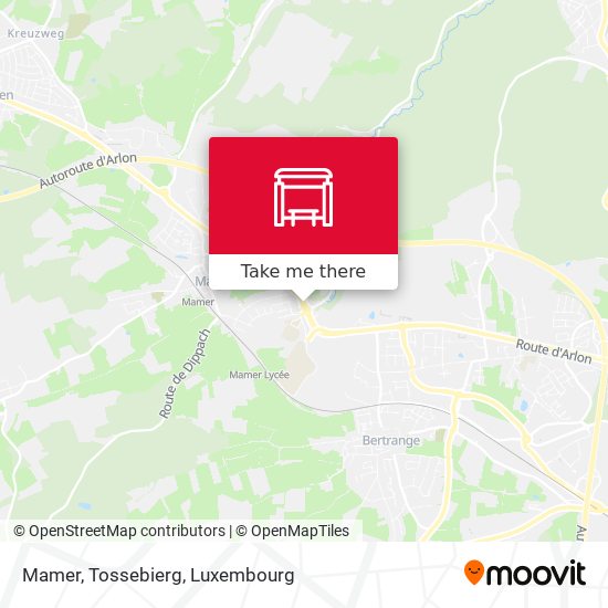 Mamer, Tossebierg map