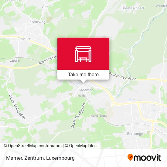Mamer, Zentrum map